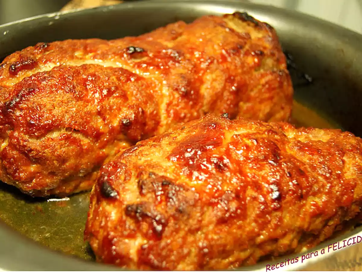 Rolo de Carne com Aveia