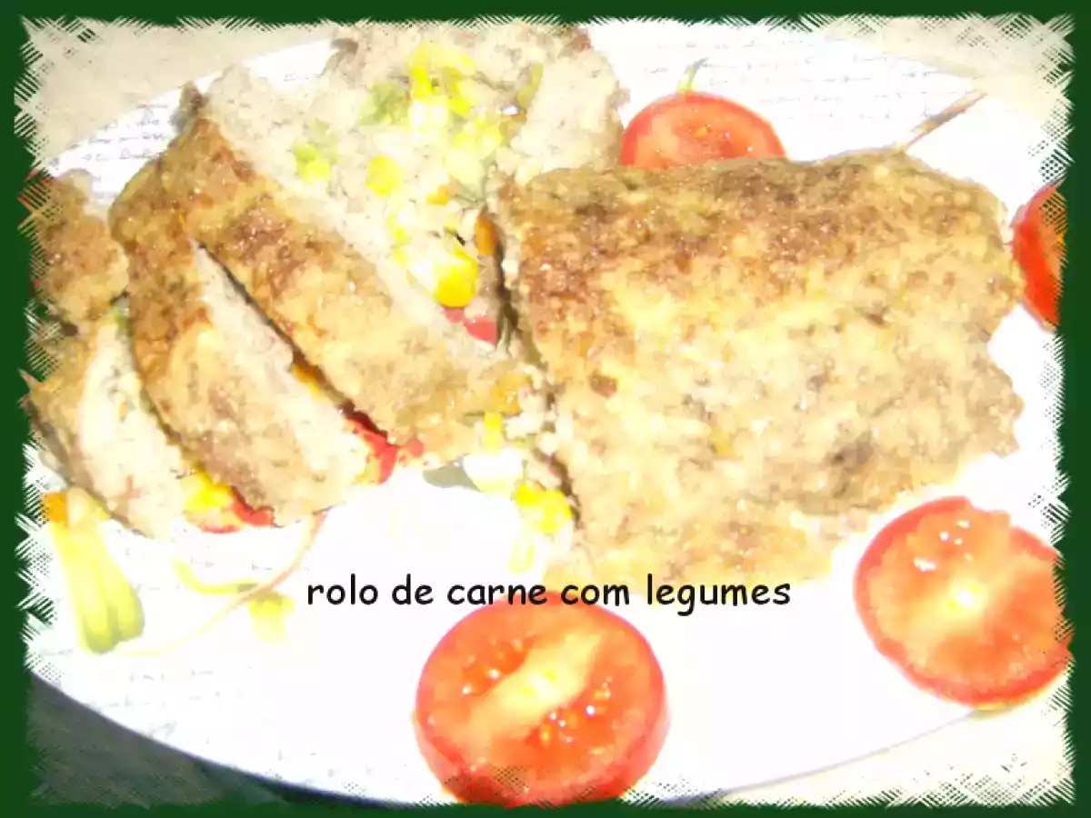 Rolo de Carne com Legumes