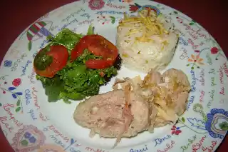 Rolo de carne com massa filó | e uma boa notícia :)