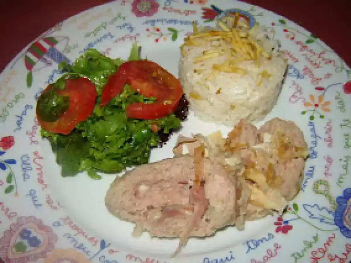 Rolo de Carne com massa filó | E uma boa notícia :)