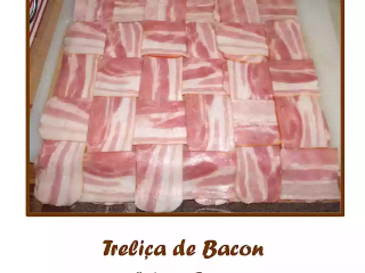 Rolo de Carne em Treliça de Bacon - foto 3
