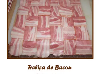 Rolo de Carne em Treliça de Bacon - foto 3