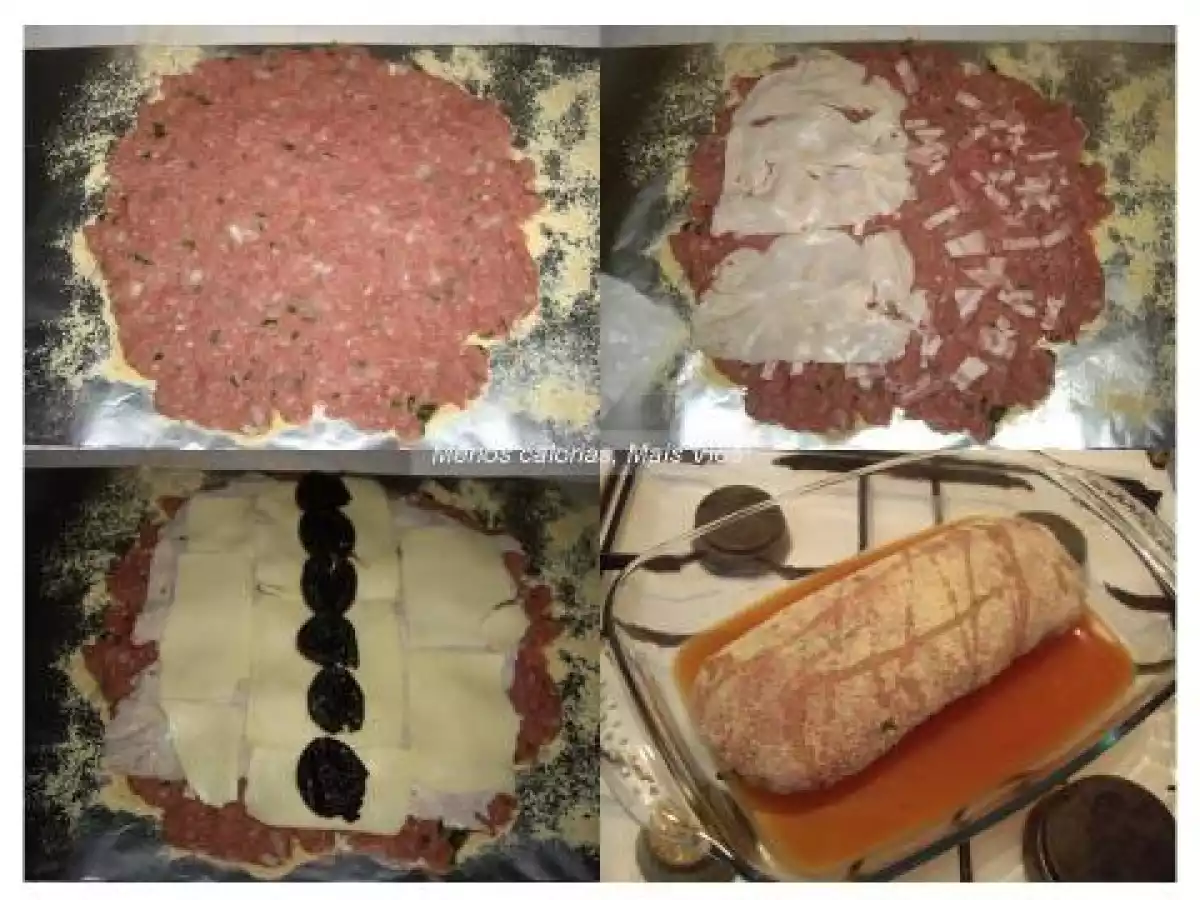 Rolo de Carne Recheado - foto 2