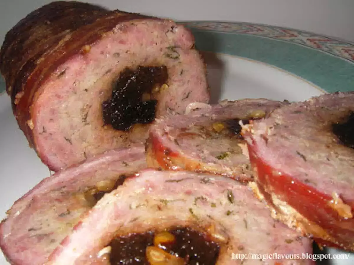 Rolo de carne recheado - foto 2