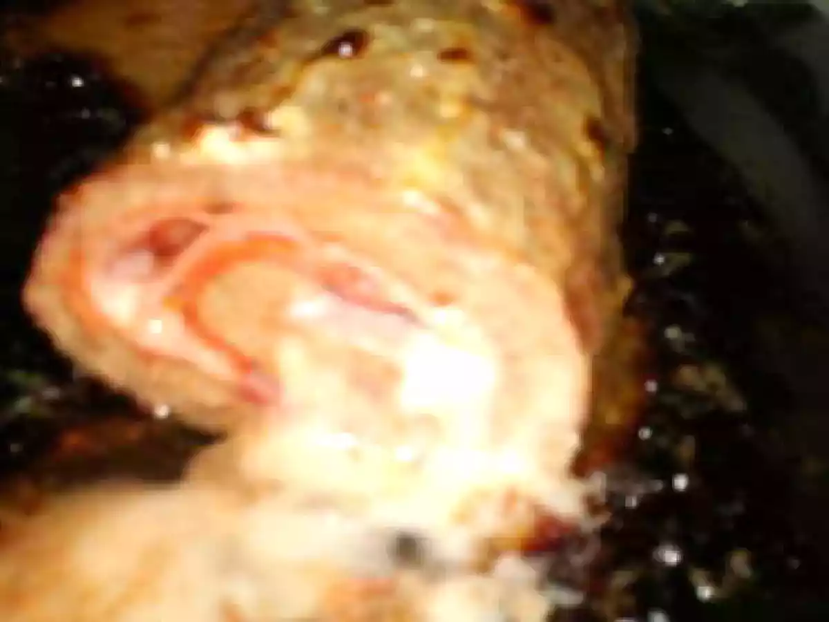 rolo de carne recheado - foto 2