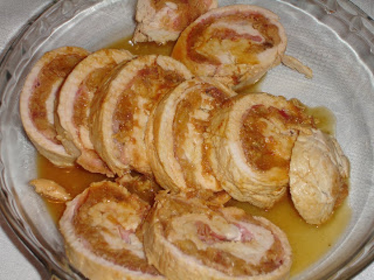 Rolo de Peru com Alheira