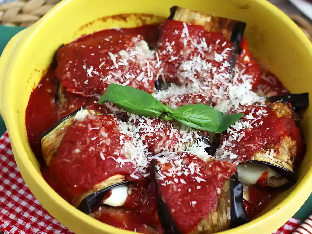 Rolos de berinjela à parmegiana - foto 2