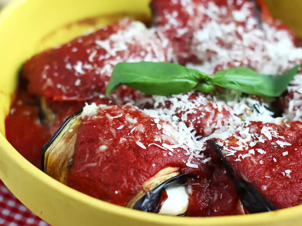 Rolos de berinjela à parmegiana - foto 4