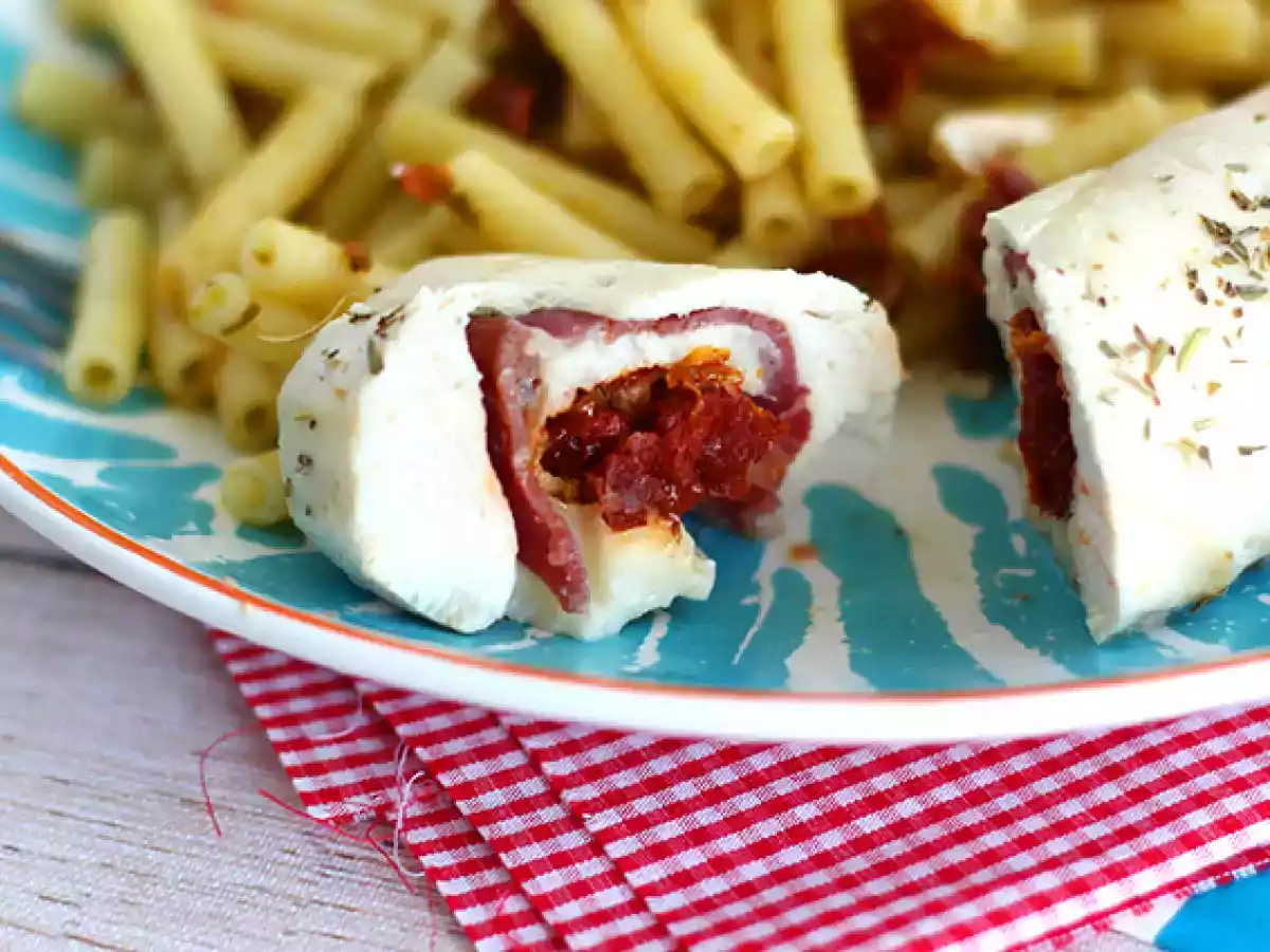 Rolos de frango com muçarela de búfala - foto 4