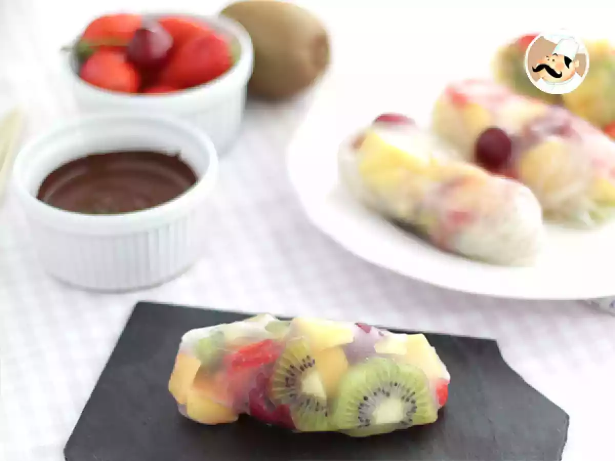 Rolos Primavera de frutas - foto 4