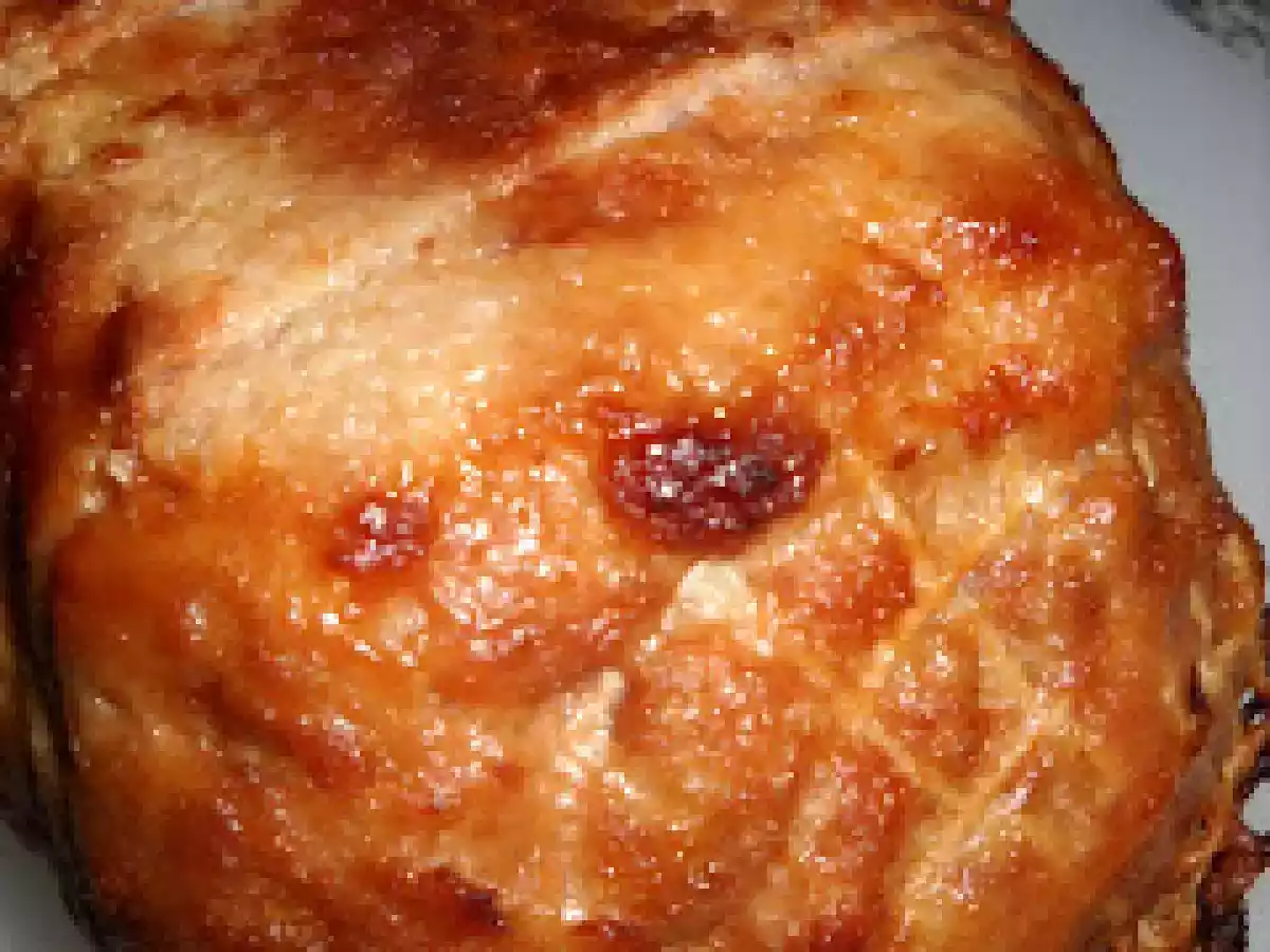 Roti com fiambre e queijo e arroz de forno