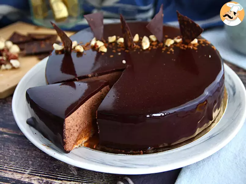 Royal chocolate ou Trianon (bolo espelhado), foto 2