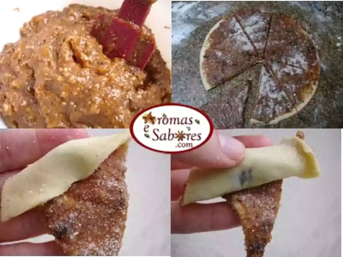 Rugelach - biscoitos de nozes, damasco e chocolate - foto 3