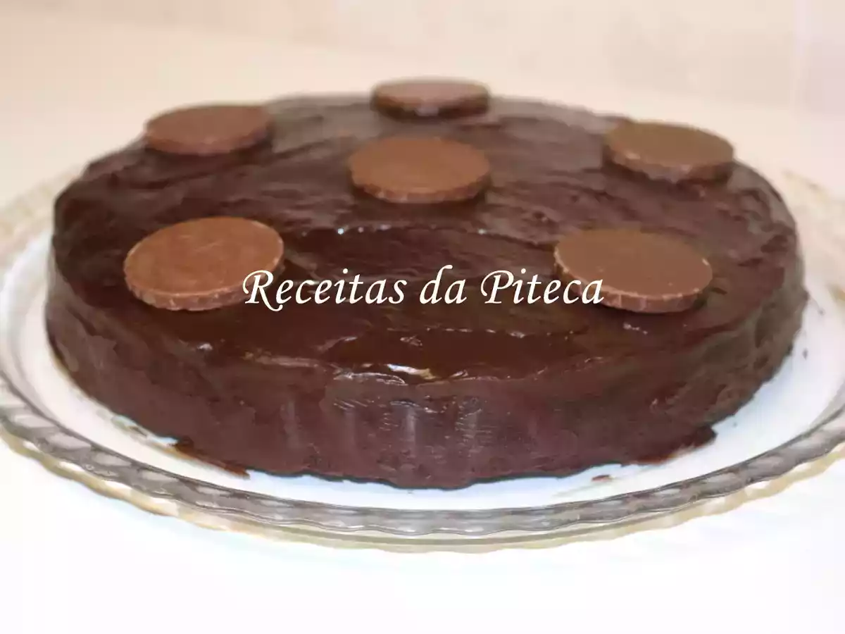 Sachertorte (Bolo de chocolate típico de Áustria)