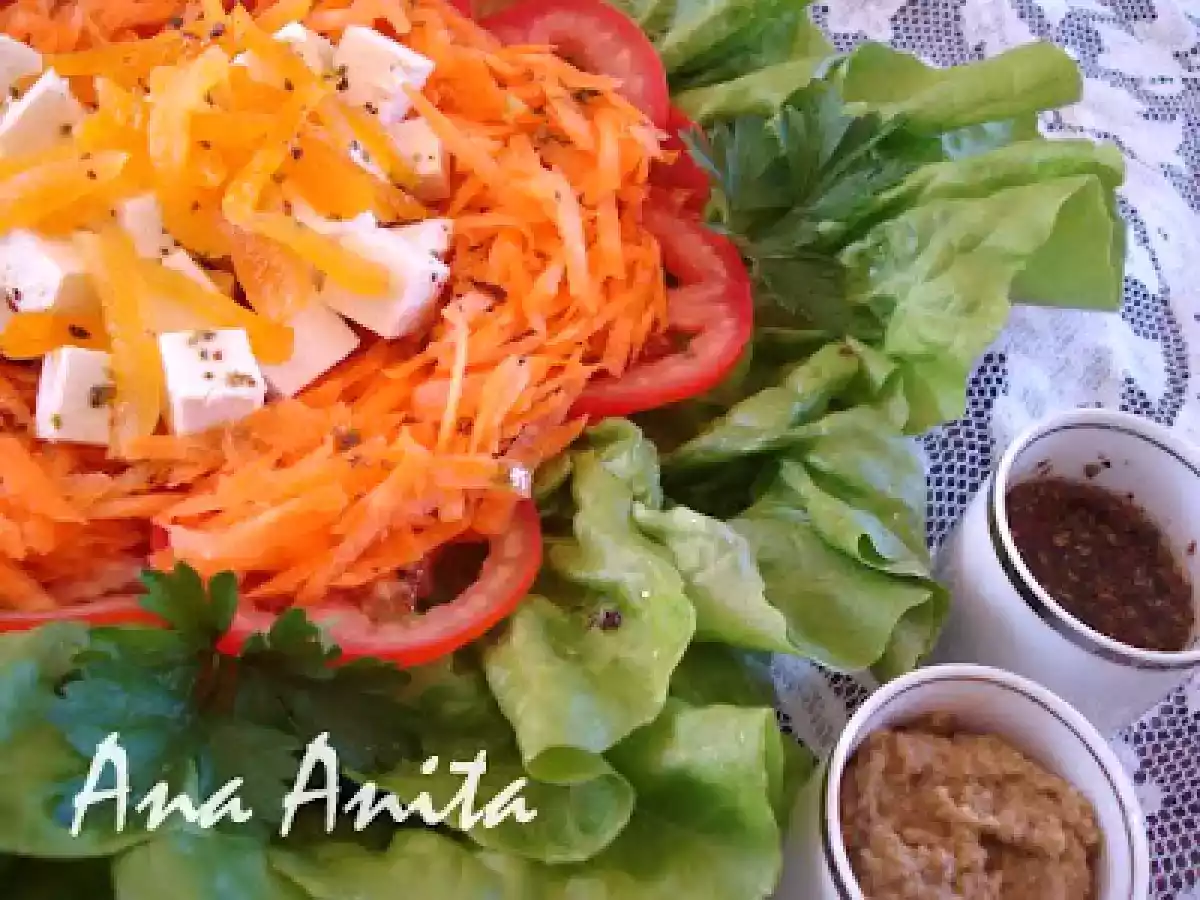 Salada Agridoce com Damascos