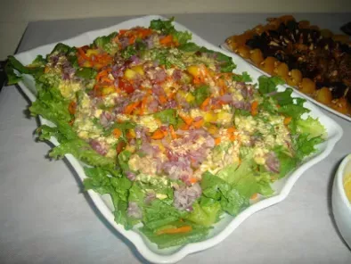 Salada ao molho de maracujá (Maria)