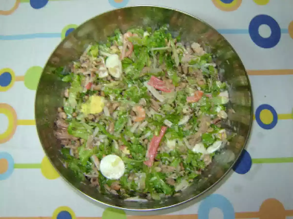 Salada colorida