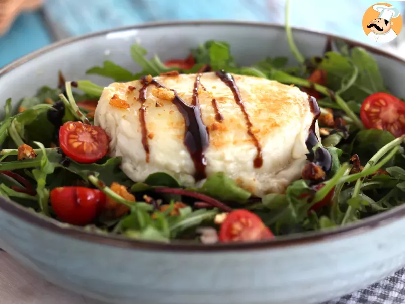 Salada colorida com queijo quente - foto 3