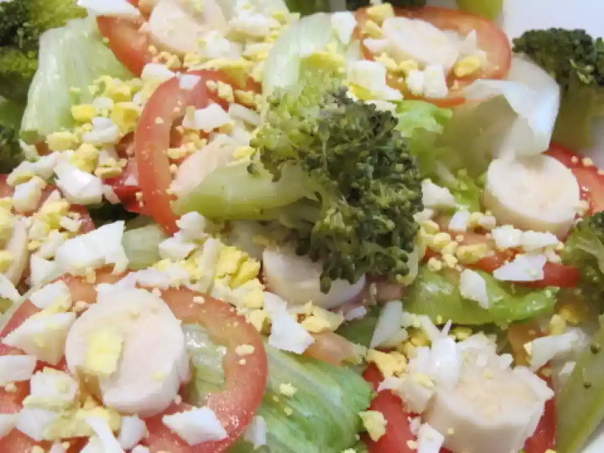 Salada com molho de mostarda - foto 2