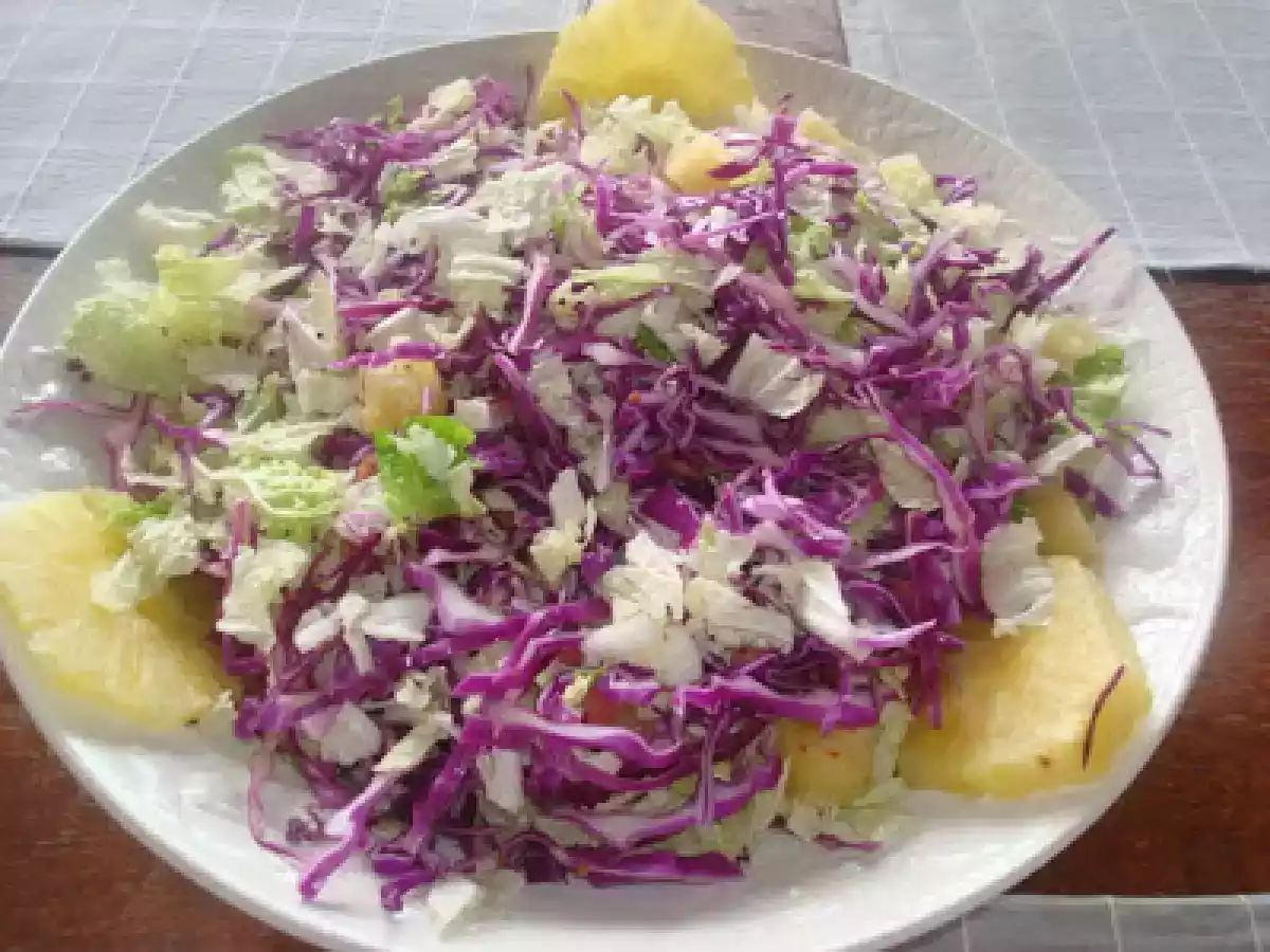 Salada crocante