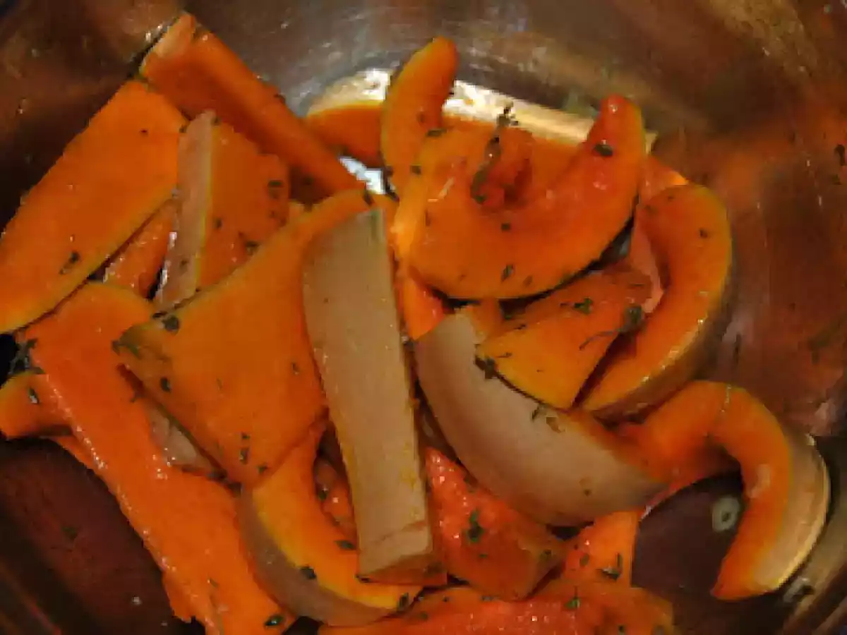SALADA DE ABÓBORA ASSADA, ESPINAFRES E MOLHO DE MEL E BALSÂMICO - foto 3