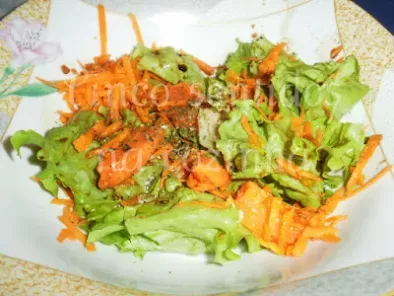 Salada de alface, cenoura e papaia - foto 2