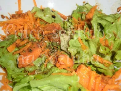 Salada de alface, cenoura e papaia - foto 3