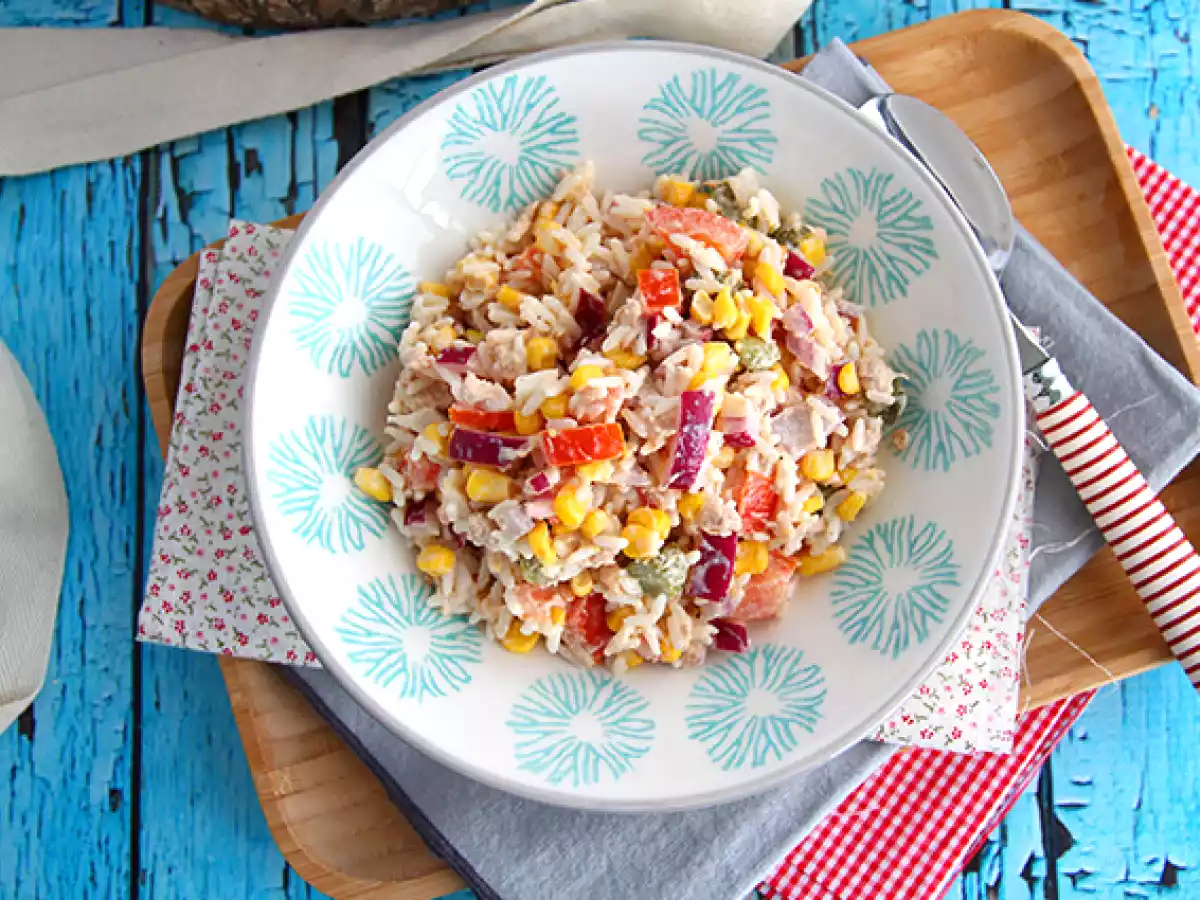 Salada de arroz com atum e milho: fácil, econômica e deliciosa - foto 3