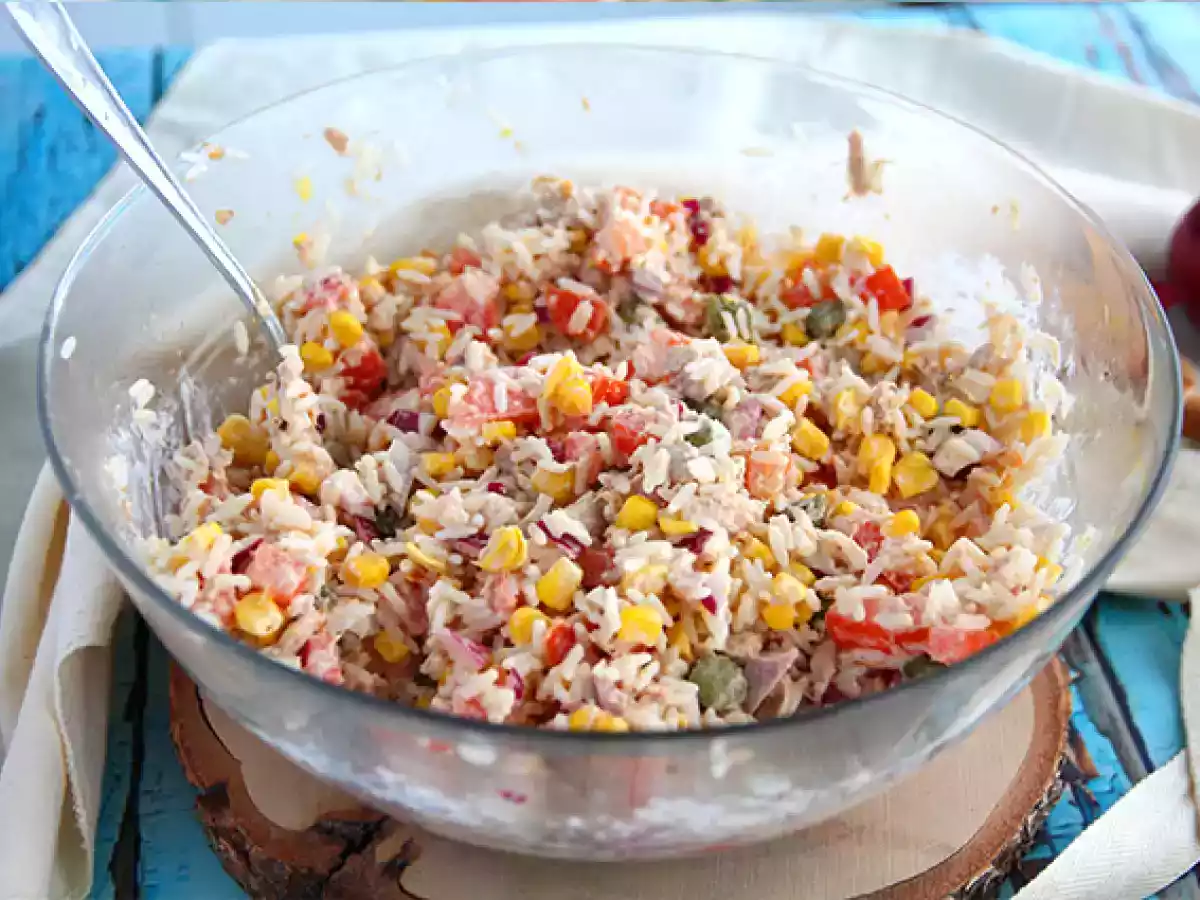 Salada de arroz com atum e milho: fácil, econômica e deliciosa - foto 4