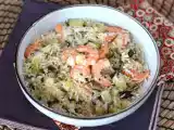 Salada de arroz com camarão, curgete e gengibre, foto 2