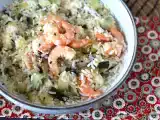 Salada de arroz com camarão, curgete e gengibre, foto 3