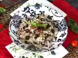 Salada de arroz mediterrânea com atum, azeite, tomate seco e limão, foto 1