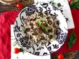 Salada de arroz mediterrânea com atum, azeite, tomate seco e limão, foto 3