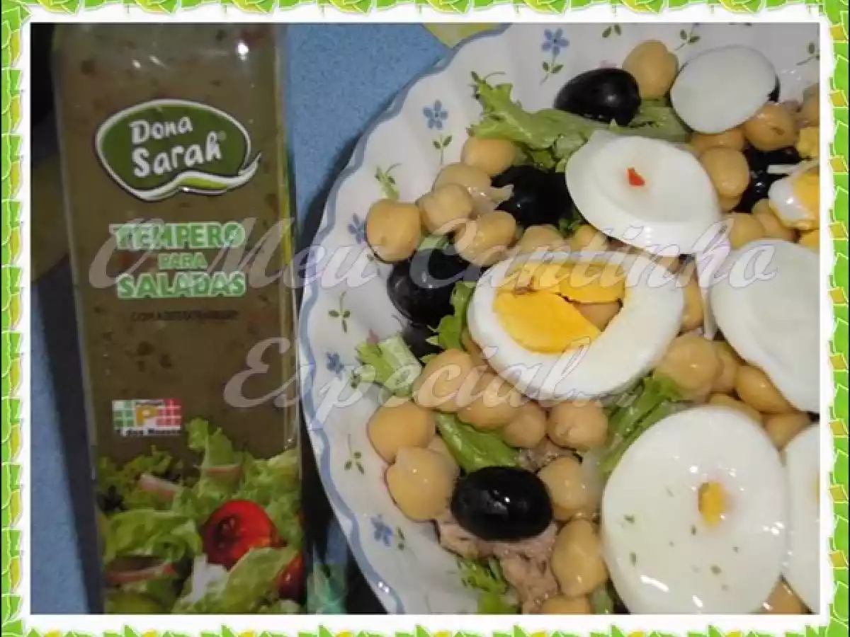 Salada de Atum com Grão e Ovo Cozido - foto 2