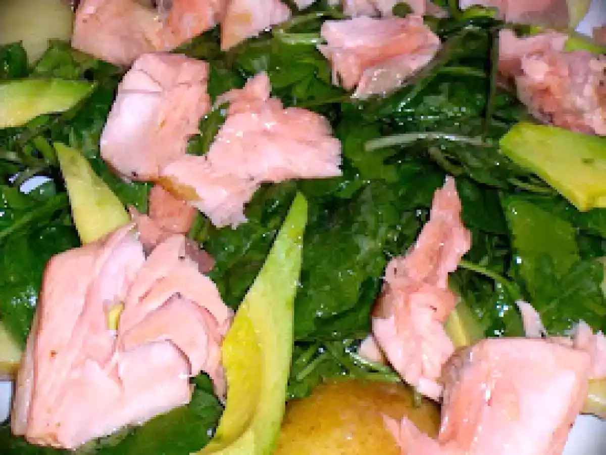 Salada de Batata, Pêra, Abacate e Salmão! - foto 4