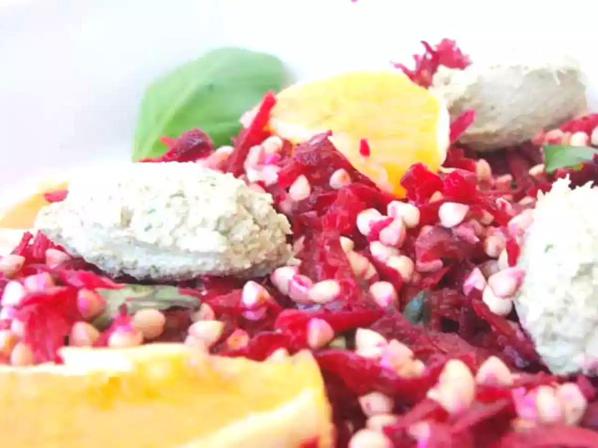 Salada de Beterraba e Trigo Sarraceno com Feta de Girassol - foto 3