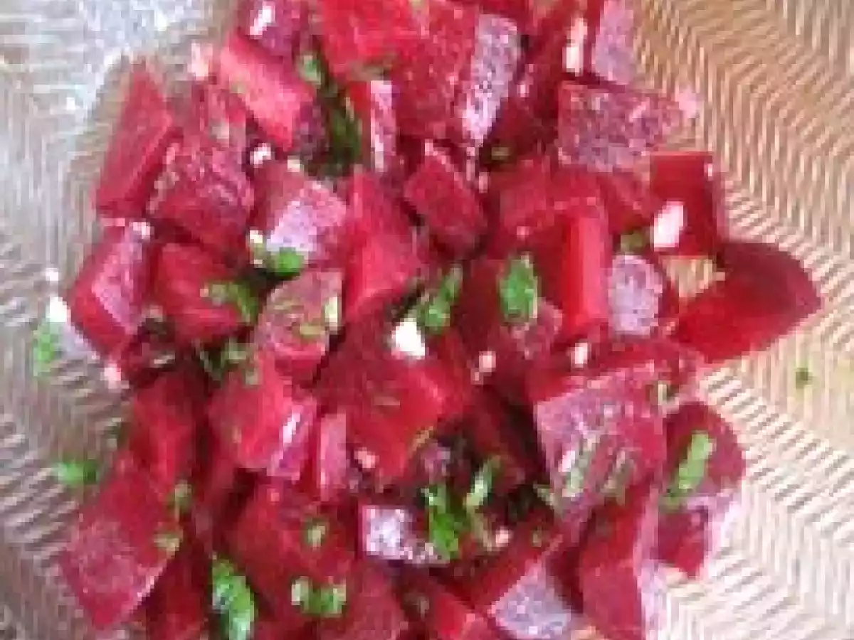 Salada de Beterrabas Cozidas