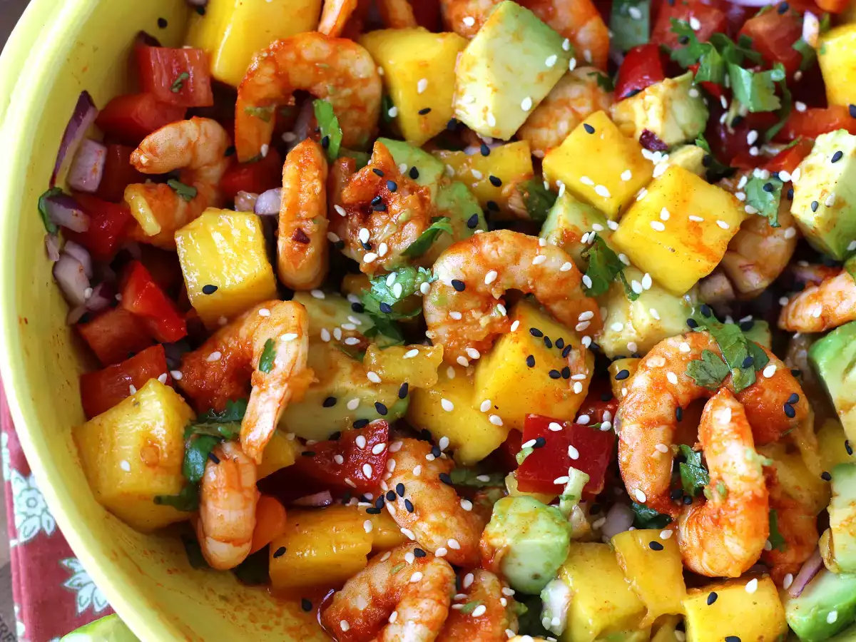 Salada de camarão com manga: receita leve, refrescante e fácil de preparar - foto 5