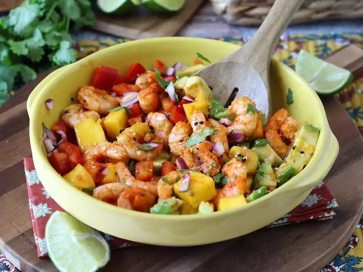 Salada de camarão com manga: receita leve, refrescante e fácil de preparar - foto 6