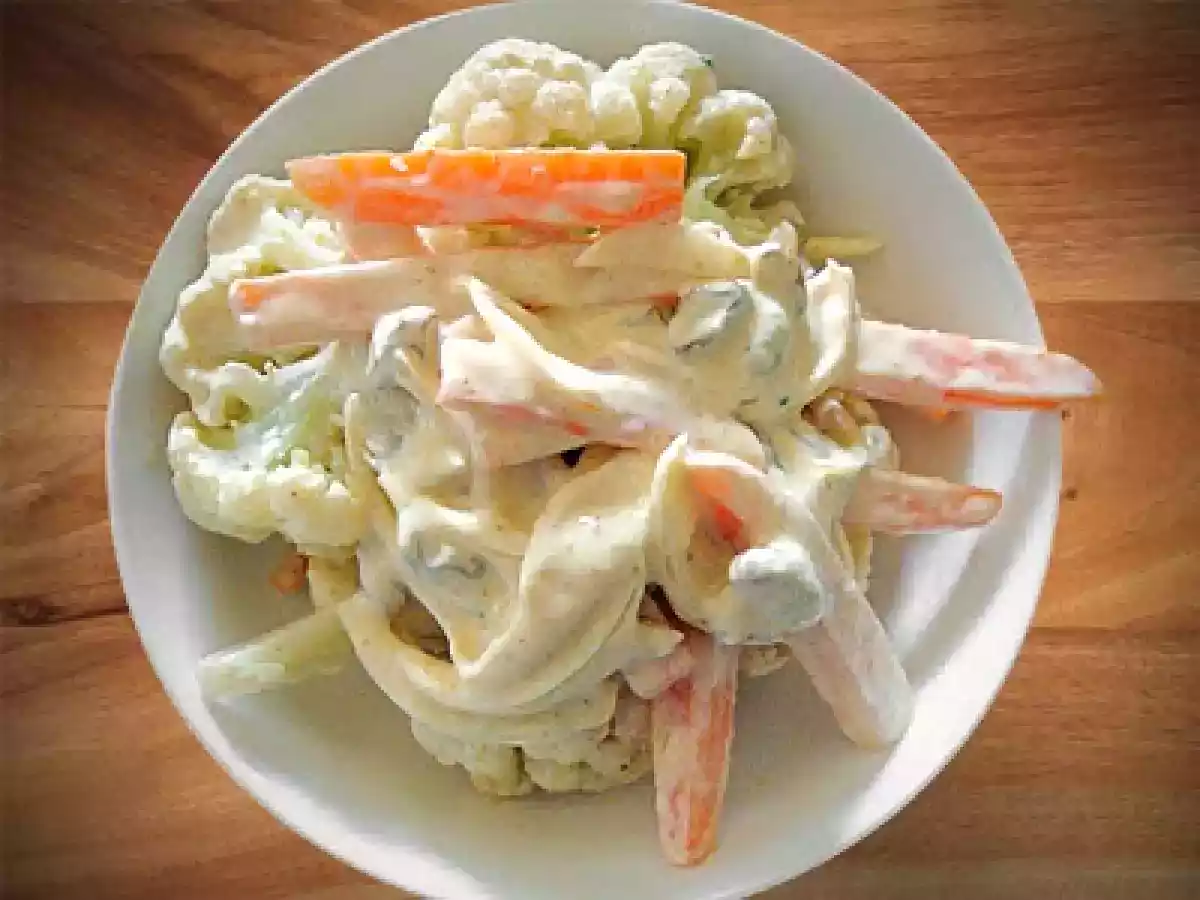 Salada de Cenoura e Couve-flor