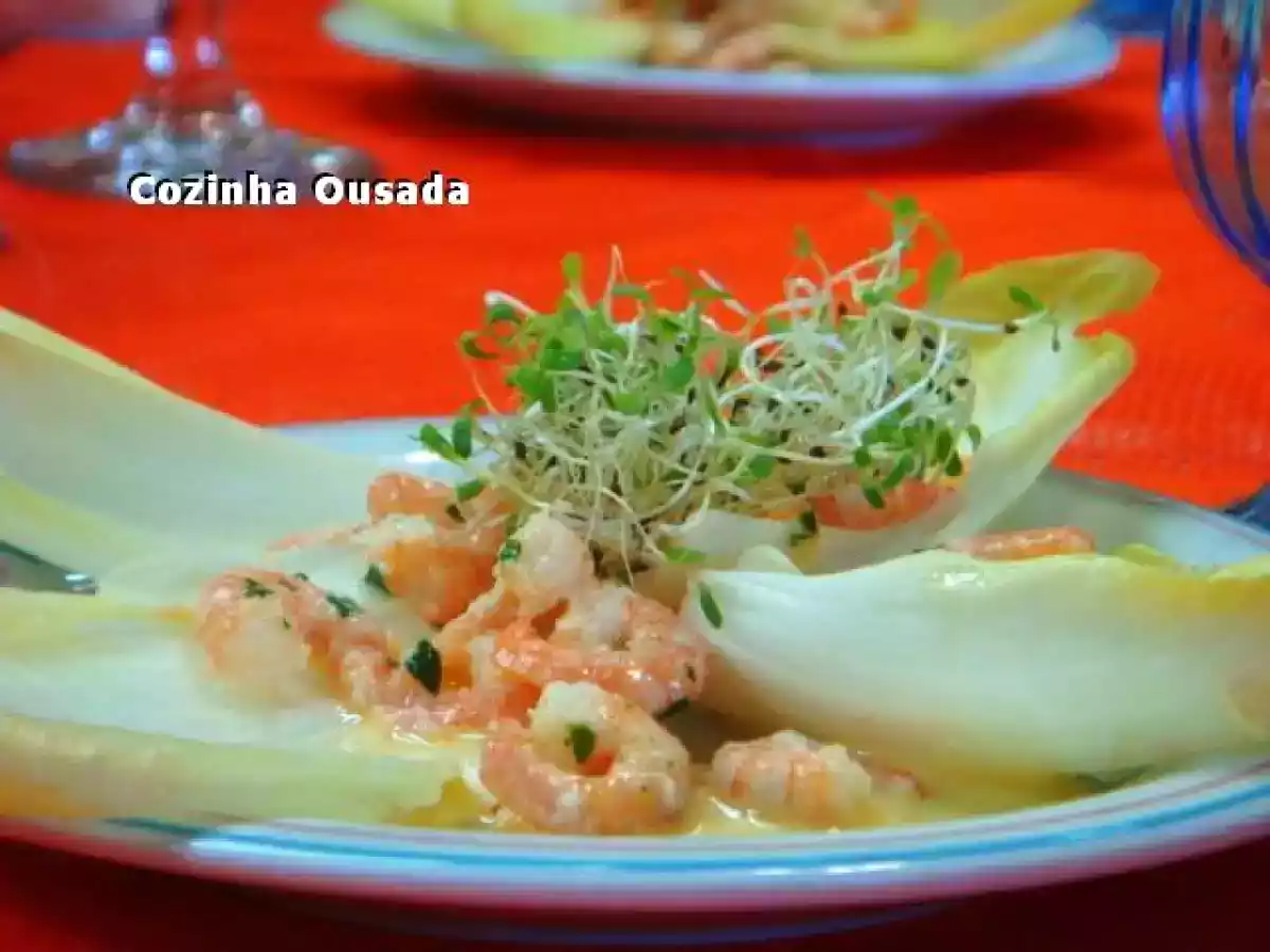 Salada de Endívias, Camarões e Alfafa - foto 2