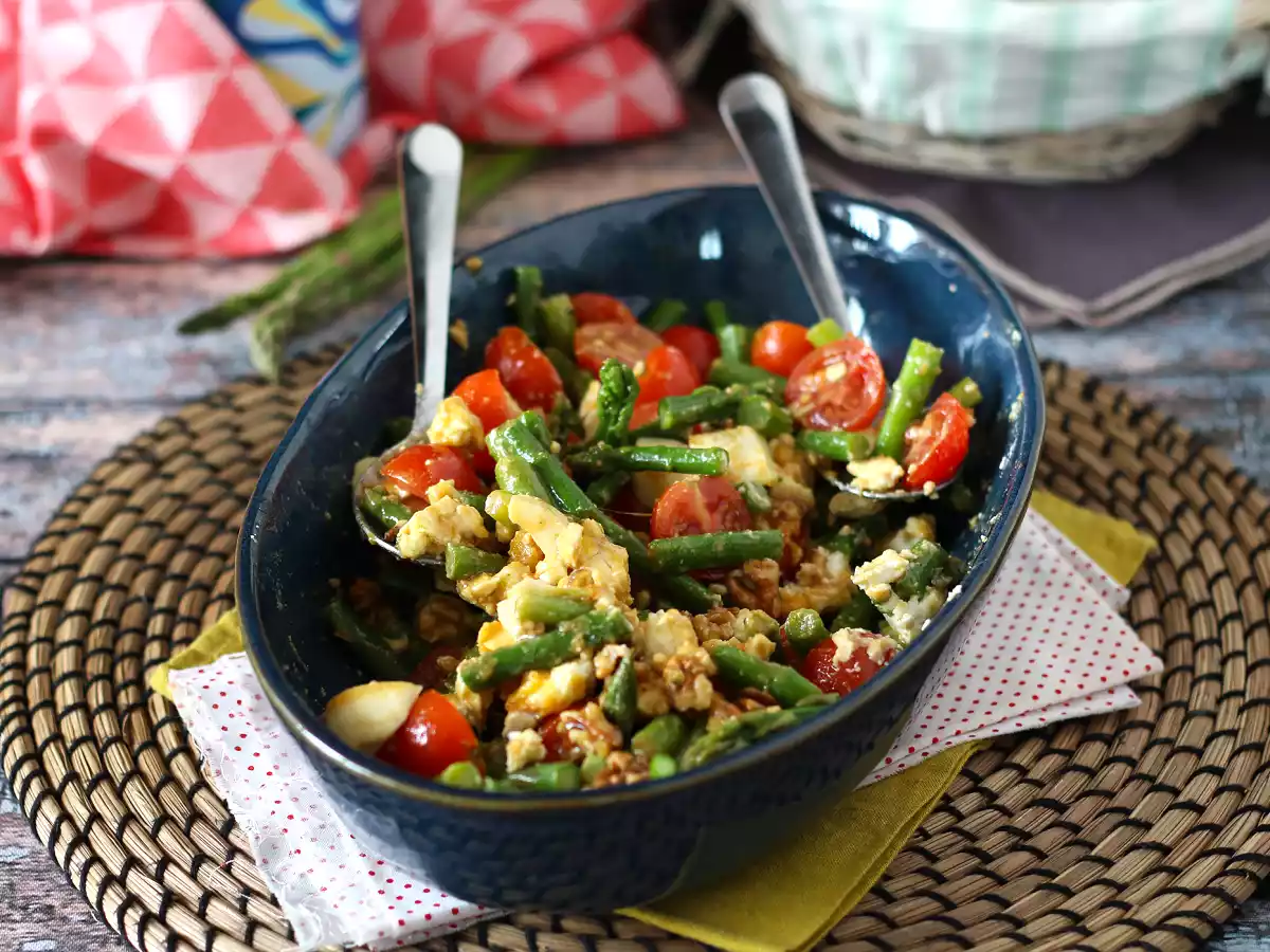 Salada de espargos (aspargos) versão gourmet - foto 2