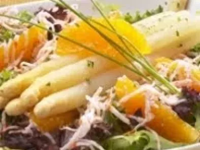 Salada de Espargos com Laranja