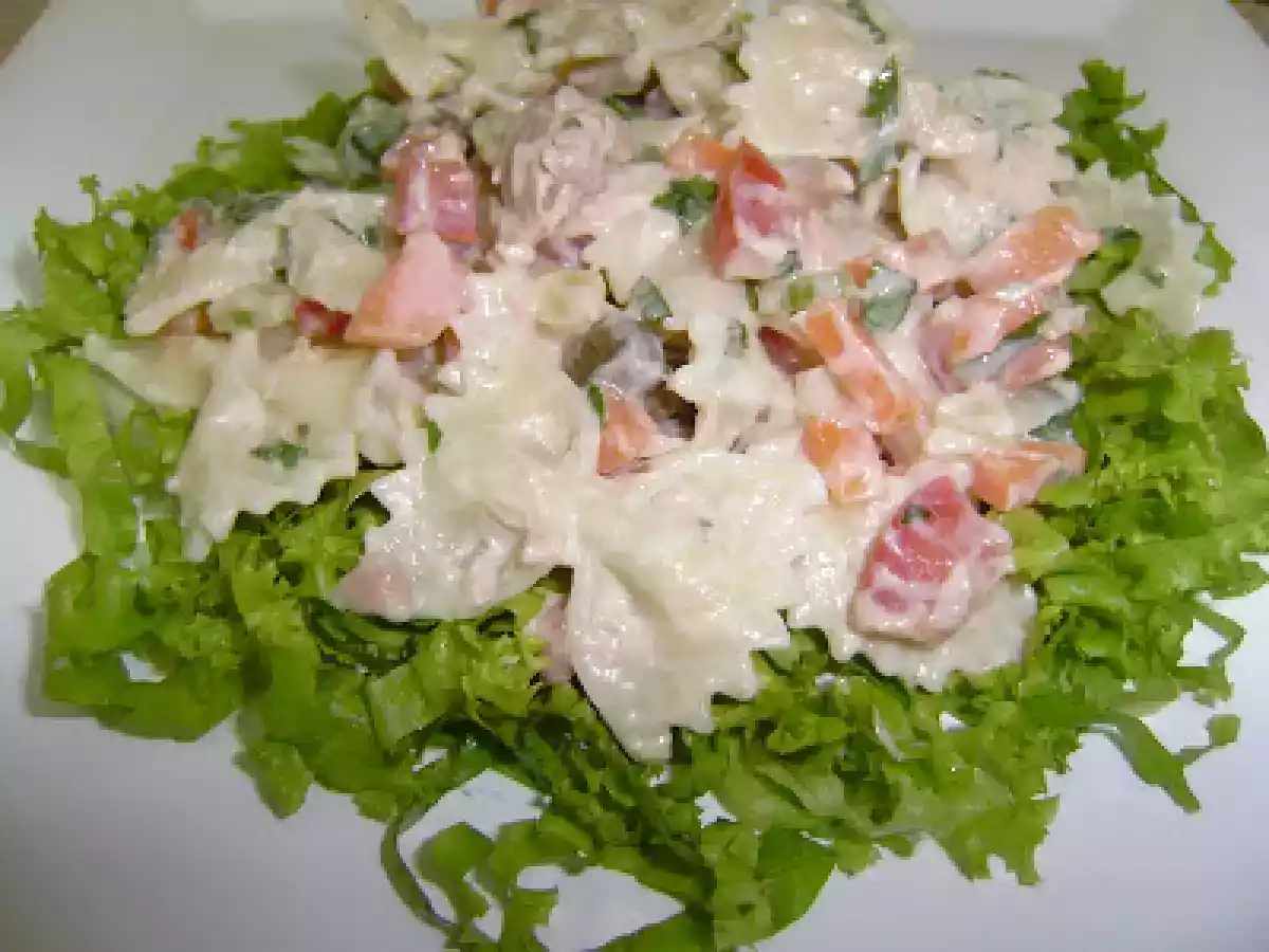 Salada de Farfalle (Gravatinha) - foto 2