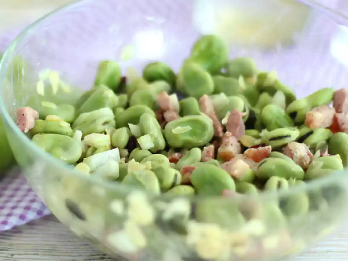 Salada de feijão fava - foto 2