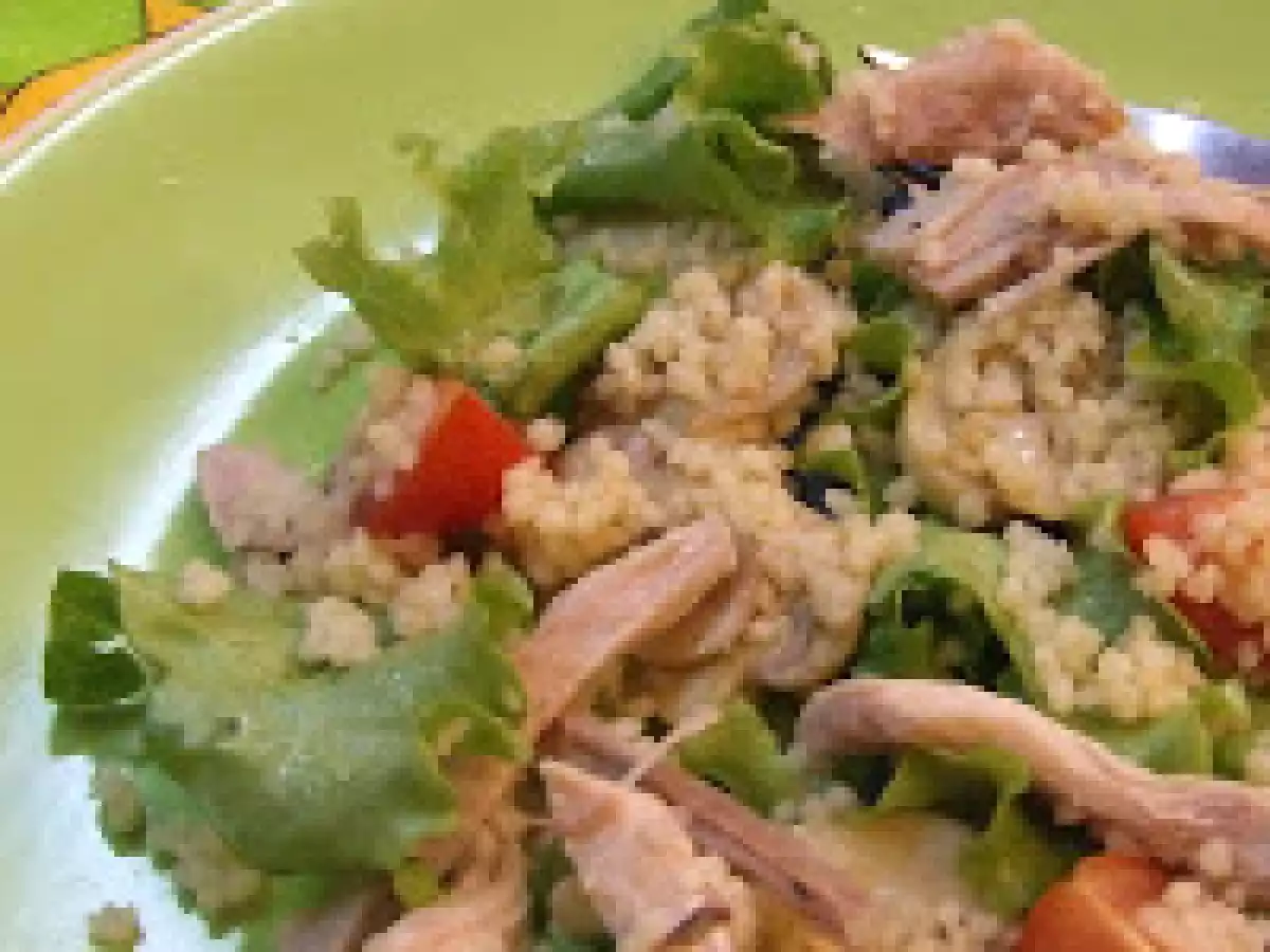 Salada de Frango e Cuscuz