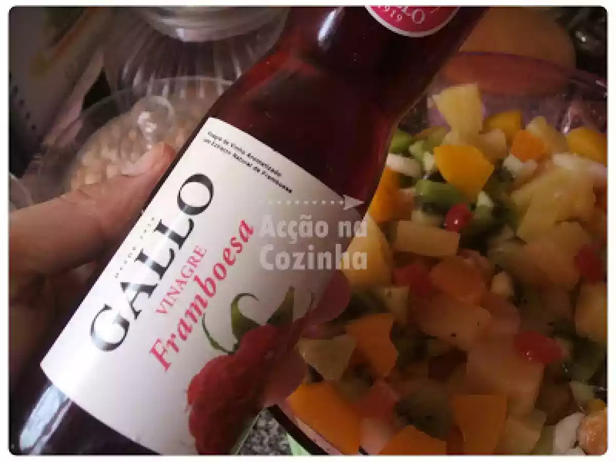 Salada de fruta com vinagre de framboesa - foto 3