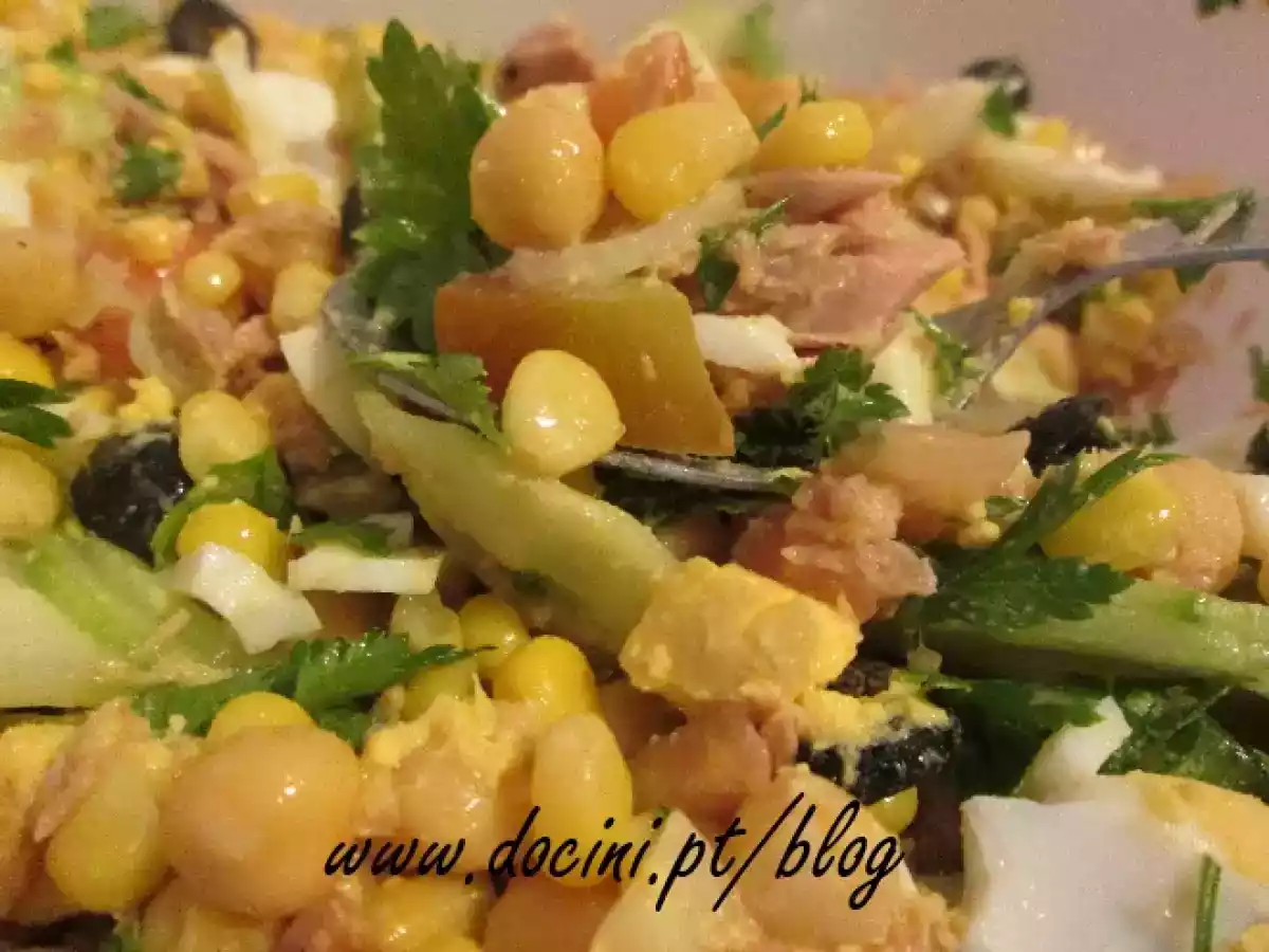 Salada de Grão e Atum com Molho Vinagrete - foto 2