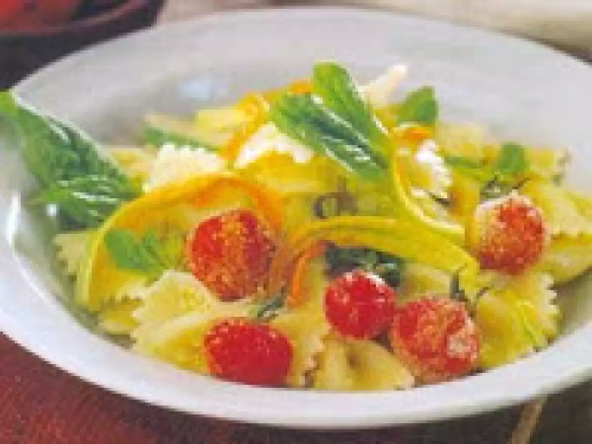 Salada de Gravatinha ao Creme de Abacate (vegana)