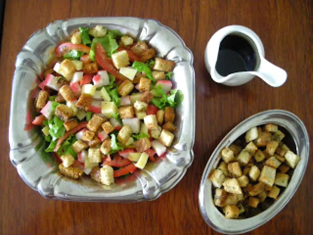Salada de Kani Kama com Croutons - foto 2